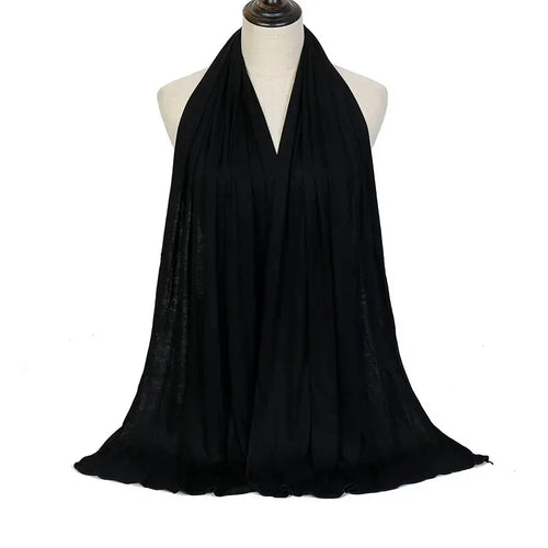 hijab long en jersey de coton