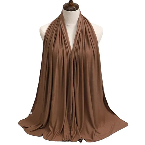 hijab long en jersey de coton