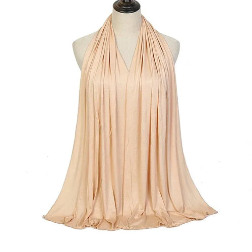 hijab long en jersey de coton