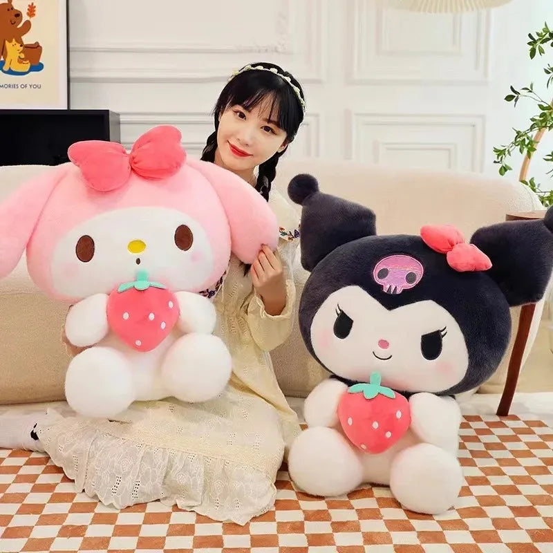 Peluche Sanrio Strawberry Kuromi 22/35 cm