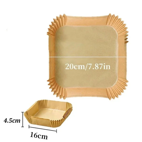50/30 pièces d'accessoires de cuisine en papier pour Air Fryer