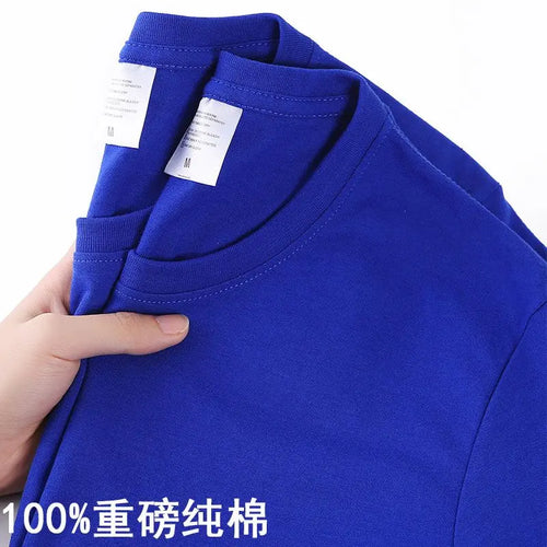 T-shirt homme, couleur unie, col rond, manches courtes