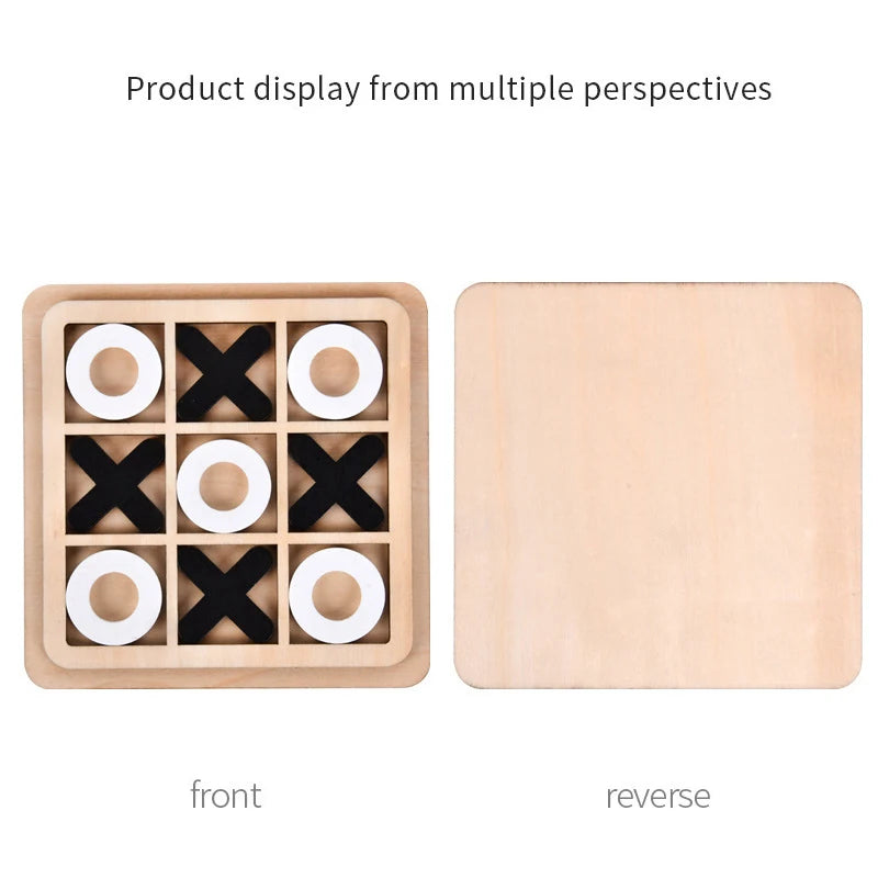 Jeu d'échecs Montessori en bois, puzzle interactif Informations