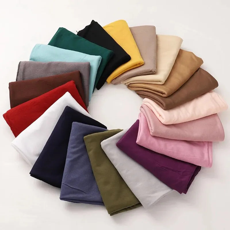 hijab long en jersey de coton