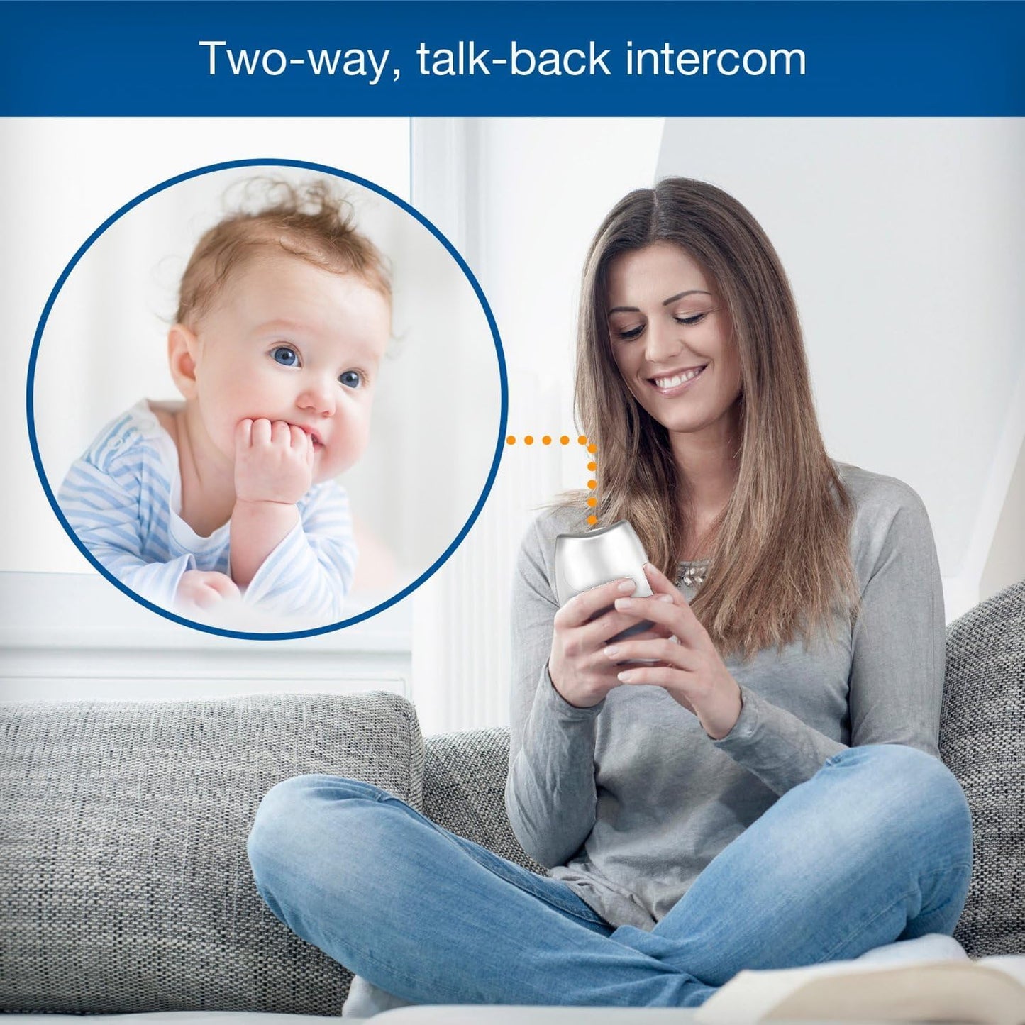 VTech - Babyphone Hibou Family - Fonction veilleuse, Communication Parent/bébé