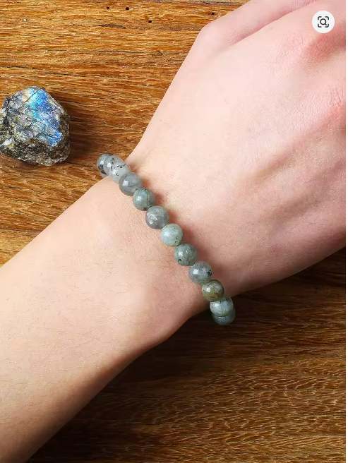 Labradorite beaded bracelet