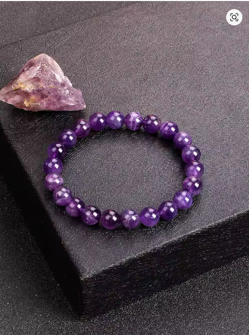 Natural stone bracelet (Amethyst)