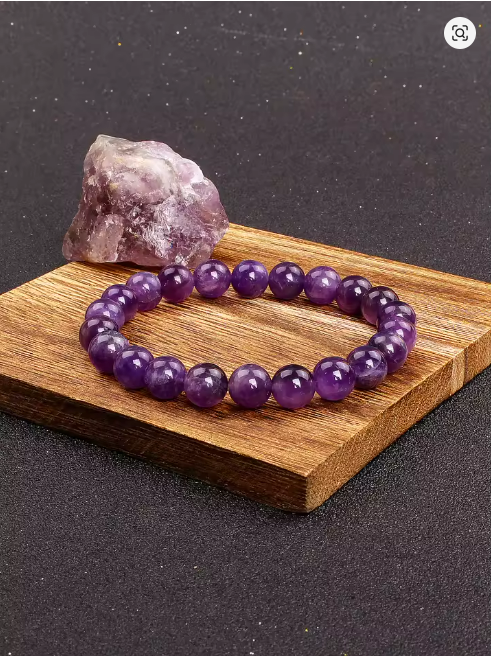 Natural stone bracelet (Amethyst)