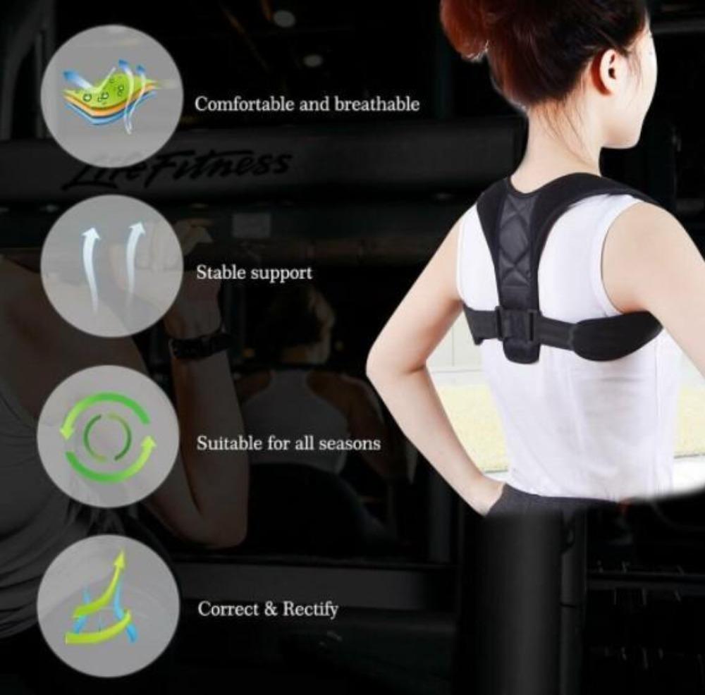 Correcteur de posture dorsal réglable