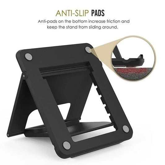 Support de bureau flexible et pliable pour téléphone portable et tablette