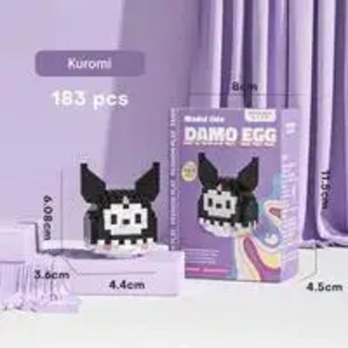 Poupées de dessin animé Stitch Sanrio Coke Mickey Mouse et microparticules LEGO