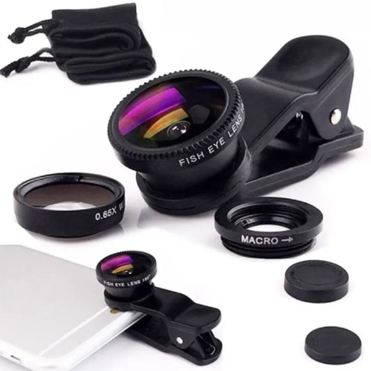 Objectif fisheye 3 en 1 pour iPhone 14 et 13