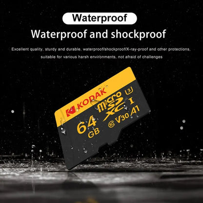 Carte mémoire Micro SD KODAK 512 Go 256 Go jusqu'à 90 Mo/s