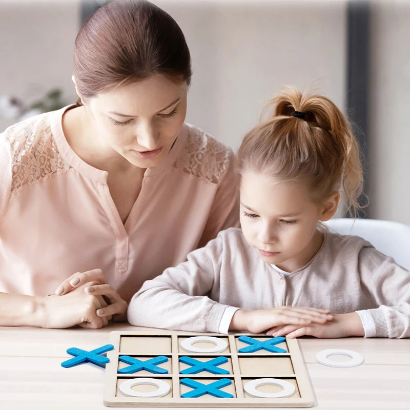 Jeu d'échecs Montessori en bois, puzzle interactif Informations