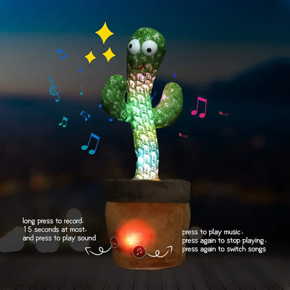 cactus parlant qui peut être chargé, enregistré et répété.