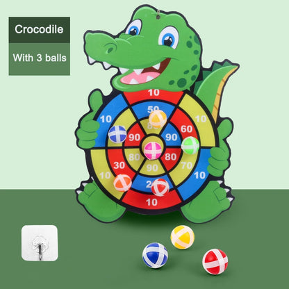 Jeu de fléchettes avec animaux de la jungle