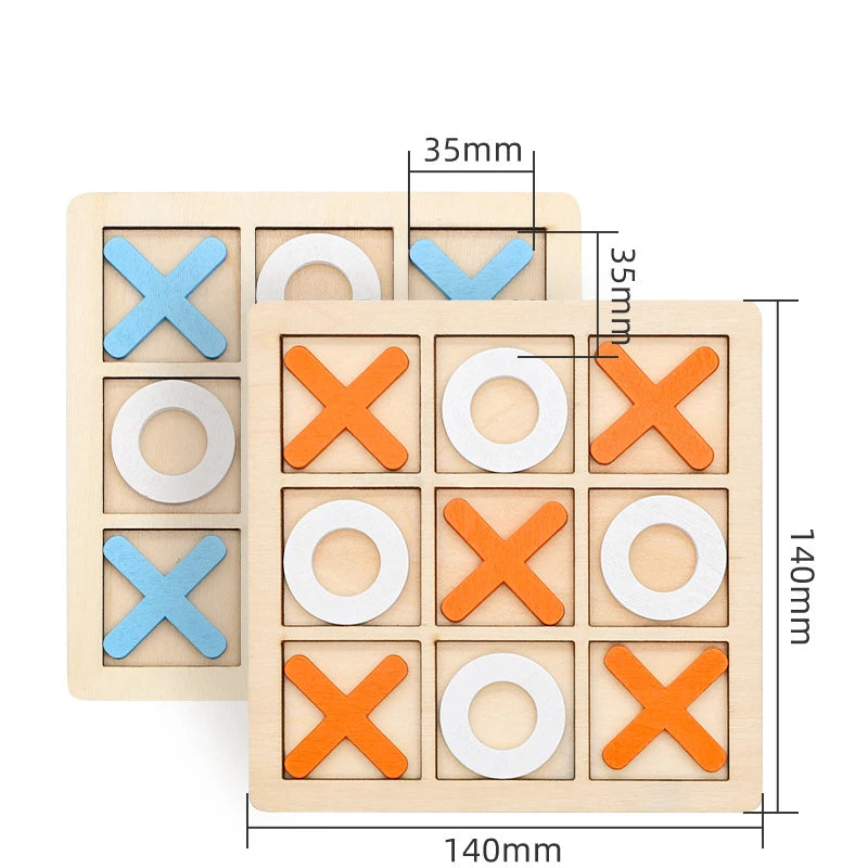 Jeu d'échecs Montessori en bois, puzzle interactif Informations