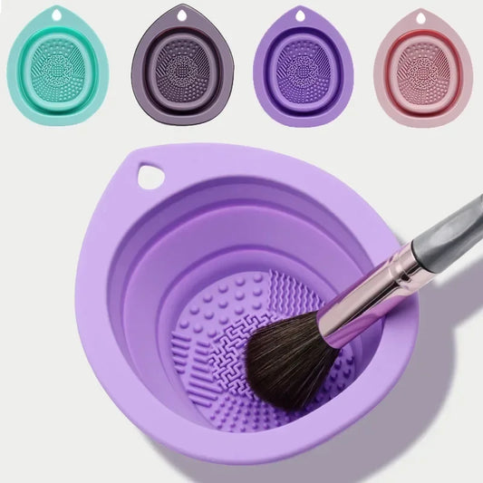 Nettoyant pour pinceaux de maquillage en silicone