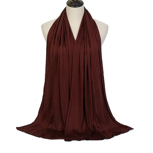 hijab long en jersey de coton