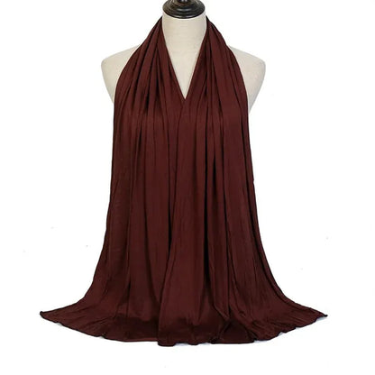hijab long en jersey de coton