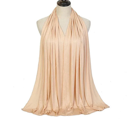 hijab long en jersey de coton