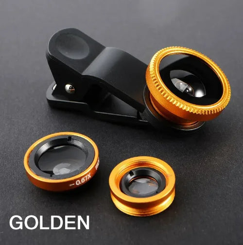 Objectif fisheye 3 en 1 pour iPhone 14 et 13