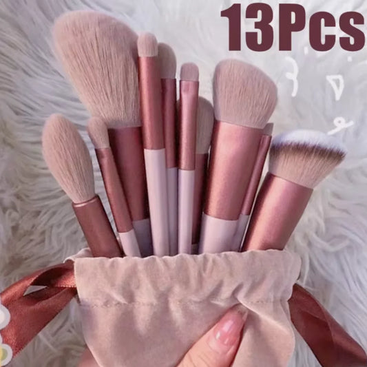 13 PCS LOT Pinceaux de maquillage Set Ombre à paupières