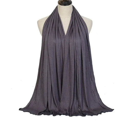 hijab long en jersey de coton