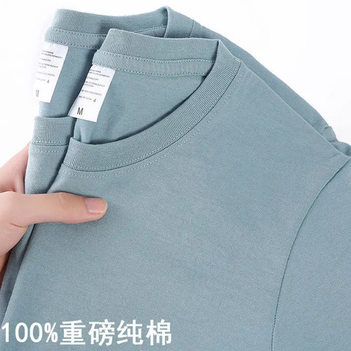 T-shirt homme, couleur unie, col rond, manches courtes