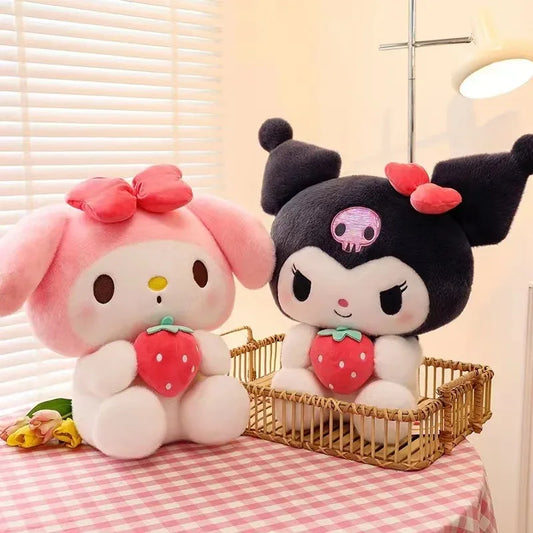 Peluche Sanrio Strawberry Kuromi 22/35 cm