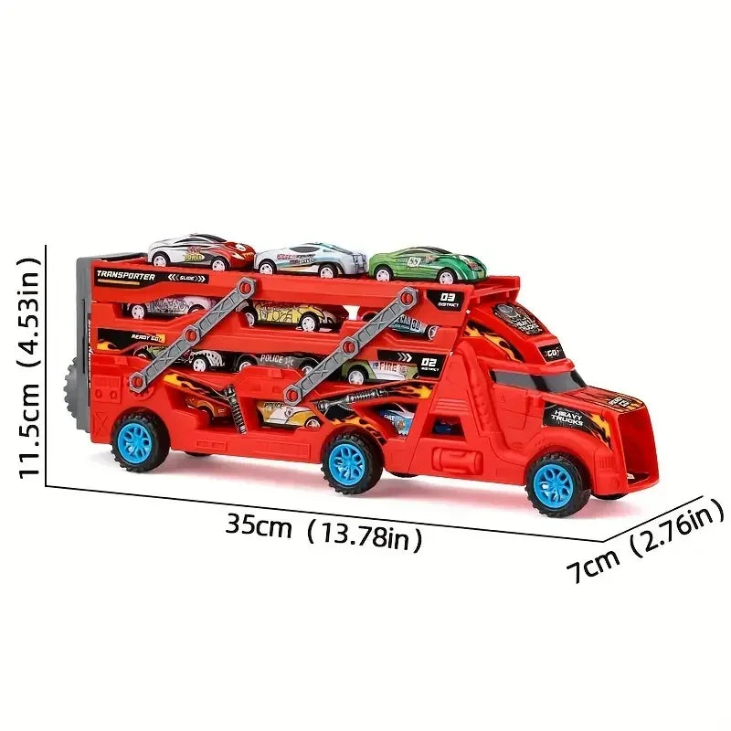 Grand camion pour enfant, véhicule de transport.