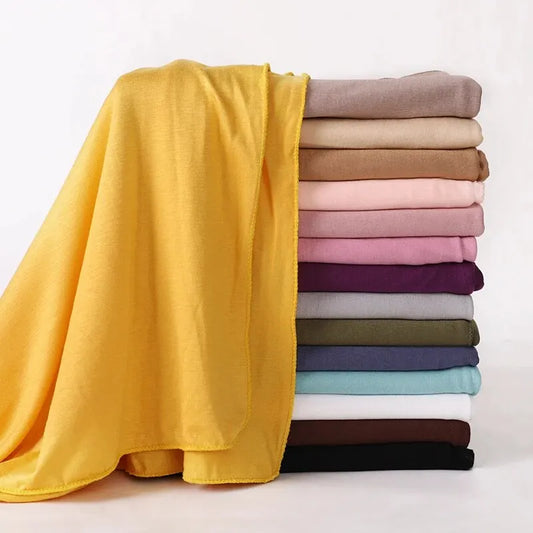 hijab long en jersey de coton