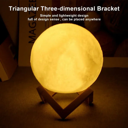 Lampe de nuit LED en forme de lune