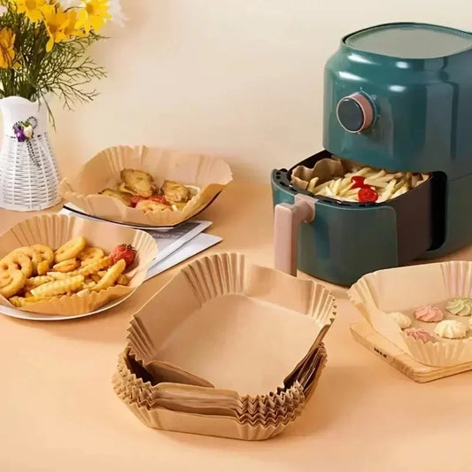 50/30 pièces d'accessoires de cuisine en papier pour Air Fryer