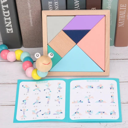 Jouet éducatif Montessori en bois 3D pour bébé, apprentissage de l'enfance