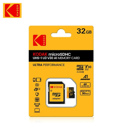 Carte mémoire Micro SD KODAK 512 Go 256 Go jusqu'à 90 Mo/s