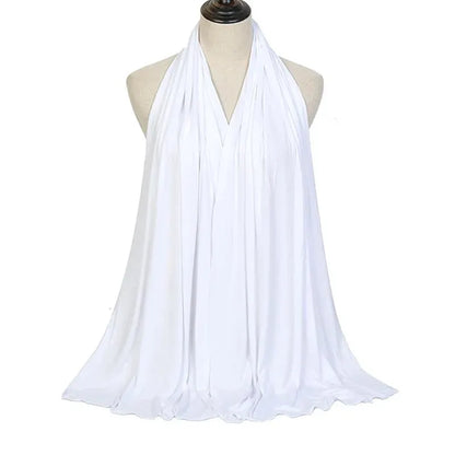 hijab long en jersey de coton