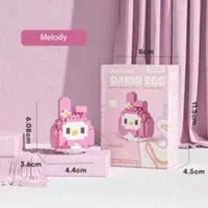 Poupées de dessin animé Stitch Sanrio Coke Mickey Mouse et microparticules LEGO