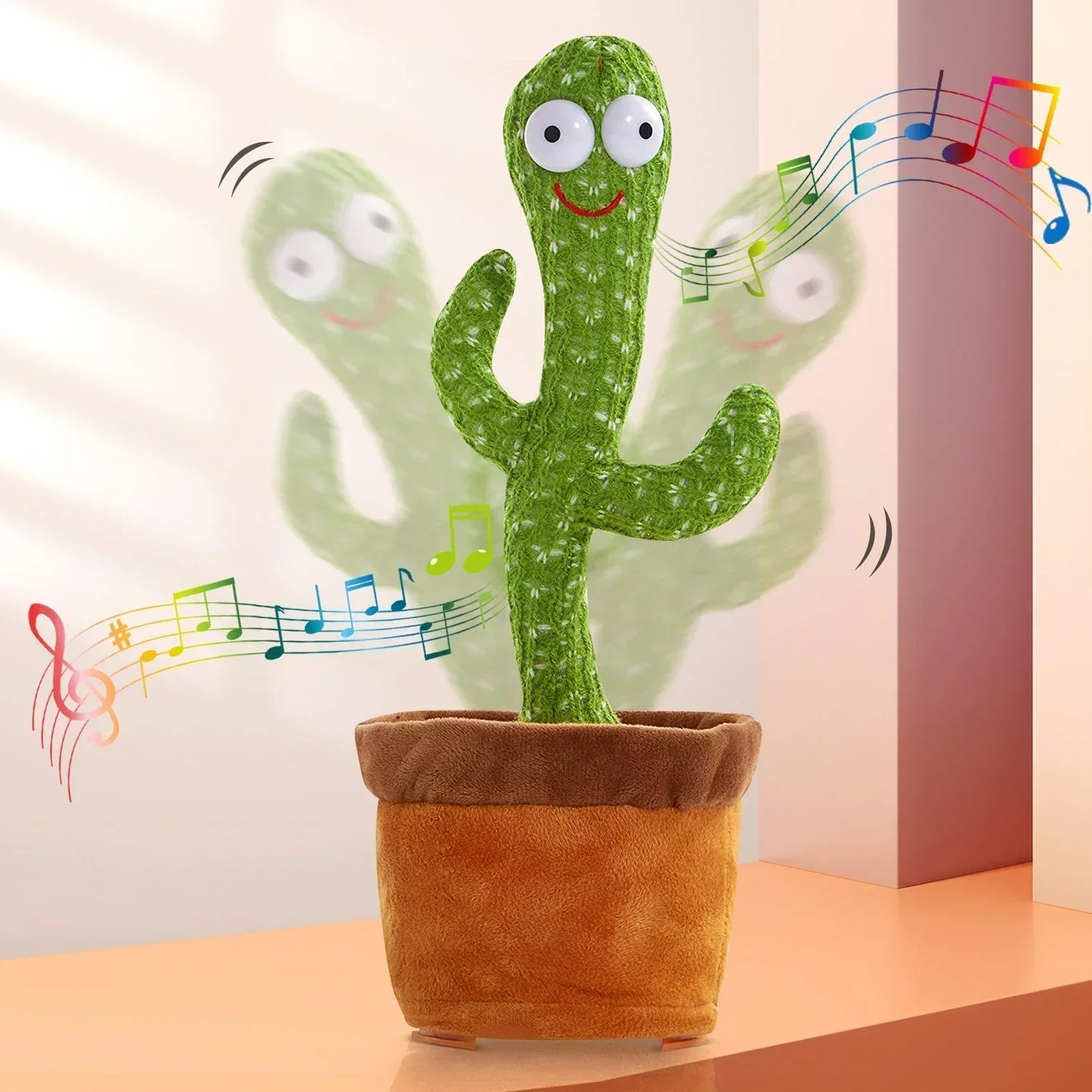 cactus parlant qui peut être chargé, enregistré et répété.