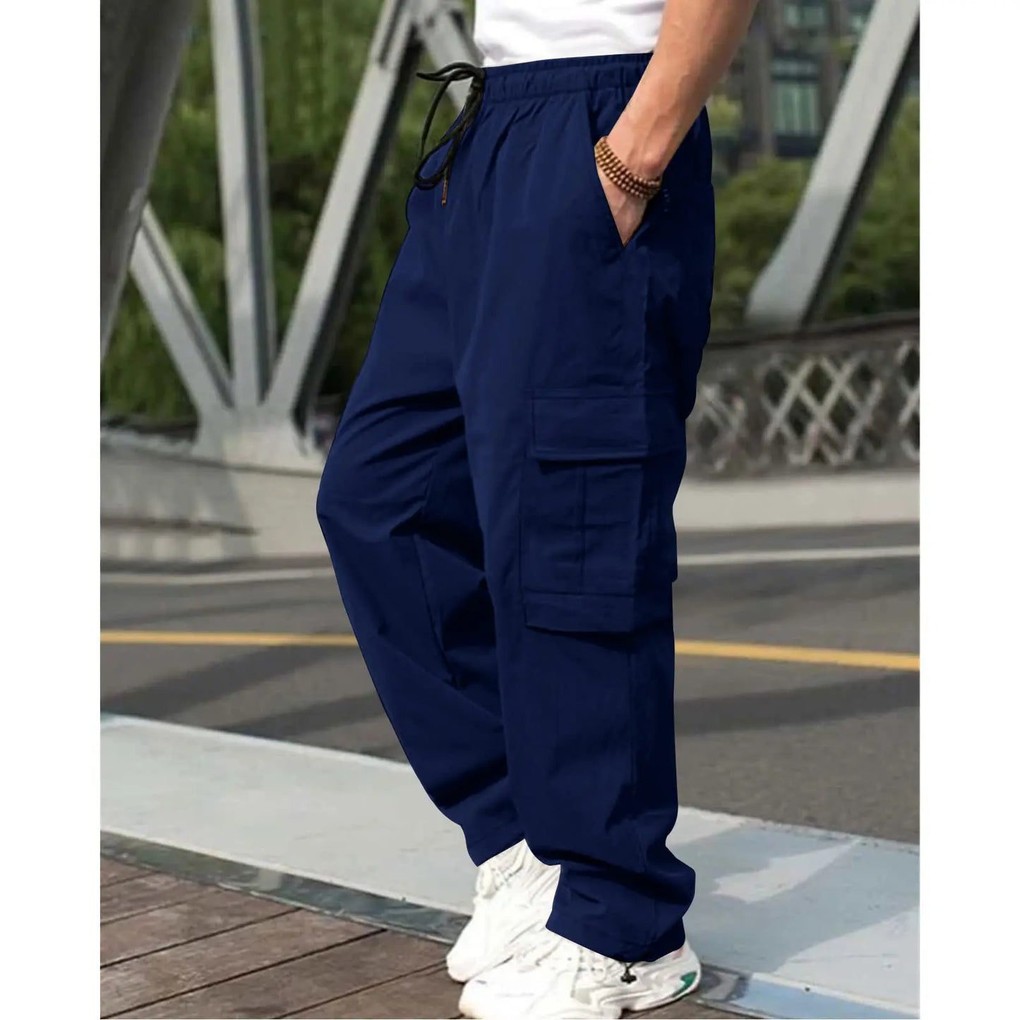 Pantalon cargo décontracté