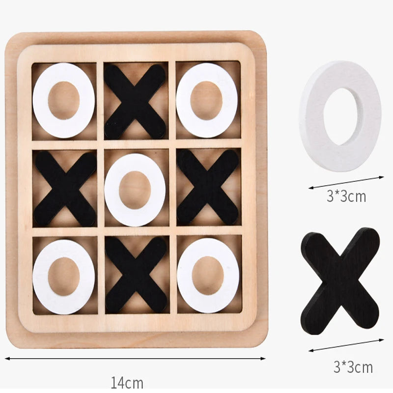 Jeu d'échecs Montessori en bois, puzzle interactif Informations