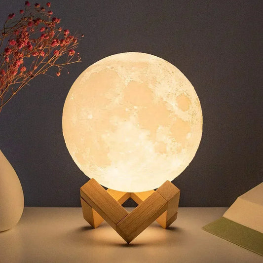 Lampe de nuit LED en forme de lune