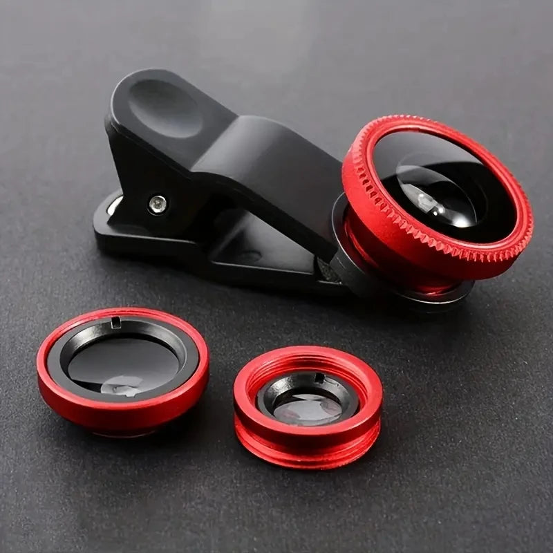 Objectif fisheye 3 en 1 pour iPhone 14 et 13
