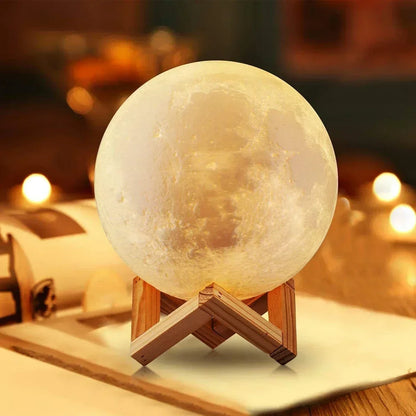 Lampe de nuit LED en forme de lune