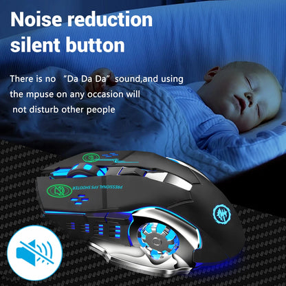 Souris sans fil rechargeable, Bluetooth, USB