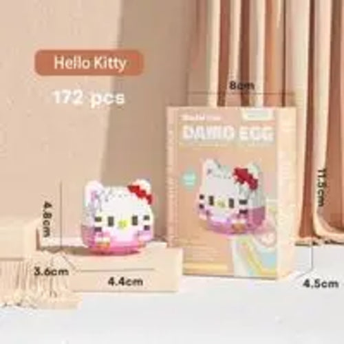 Poupées de dessin animé Stitch Sanrio Coke Mickey Mouse et microparticules LEGO