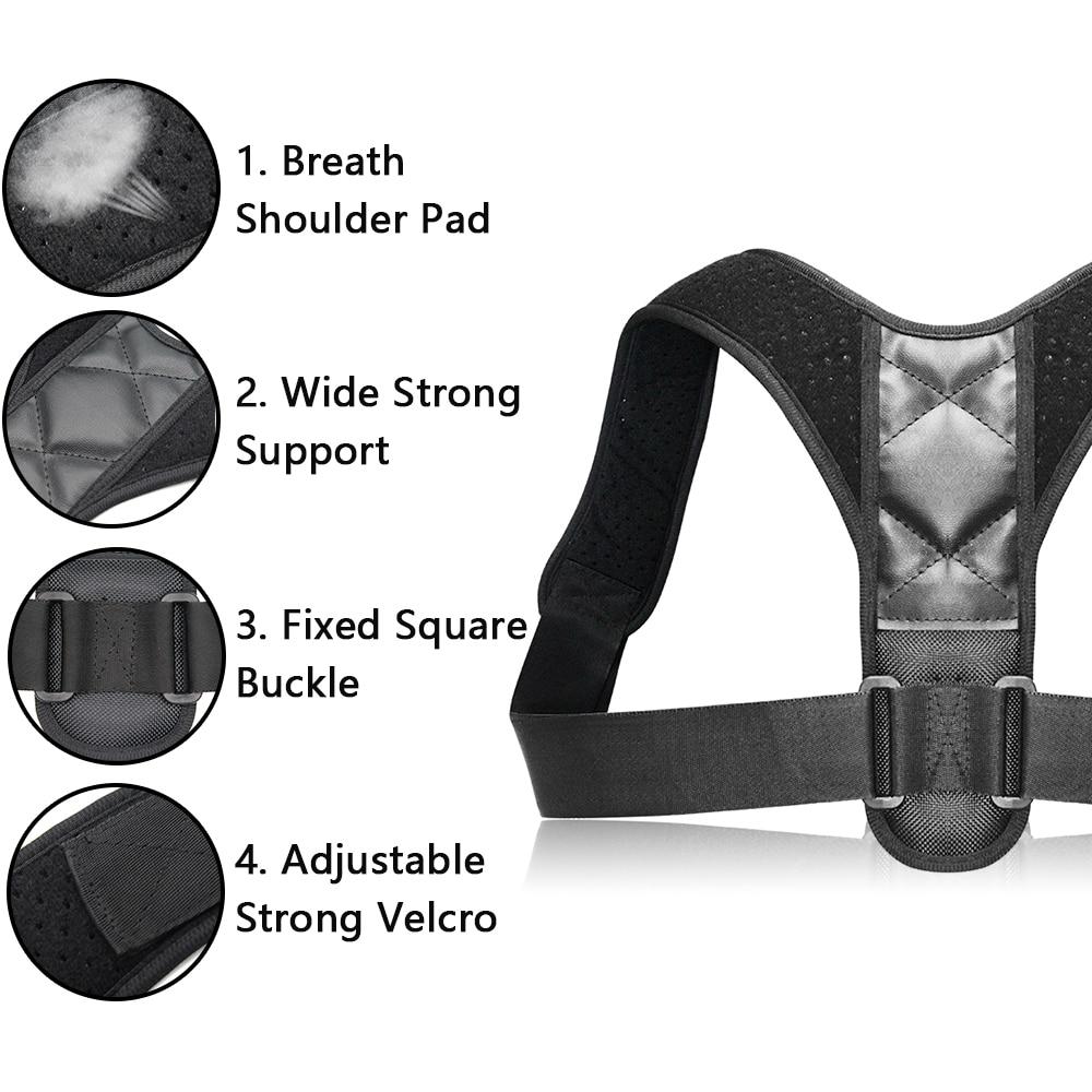 Correcteur de posture dorsal réglable